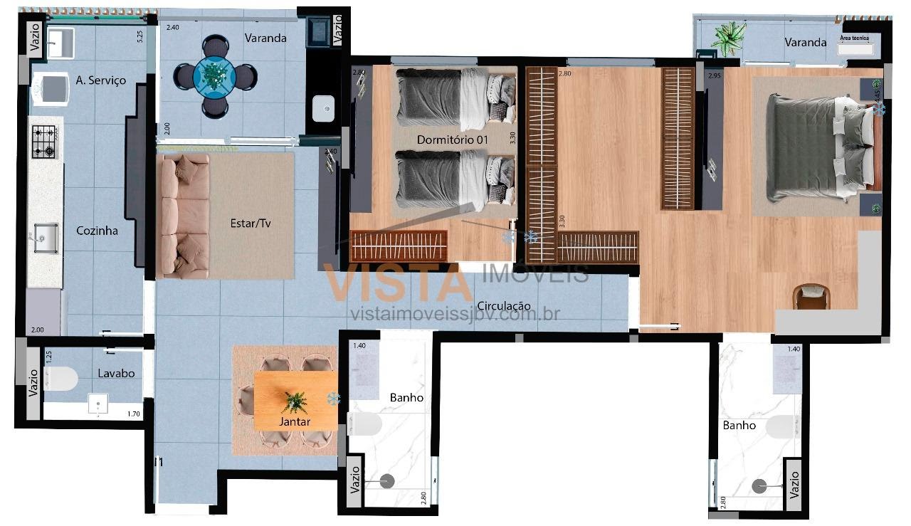Apartamento à venda com 3 quartos, 1 suíte, 2 vagas e 101m² no Centro, São João da Boa Vista (SP) — foto 19 de 20