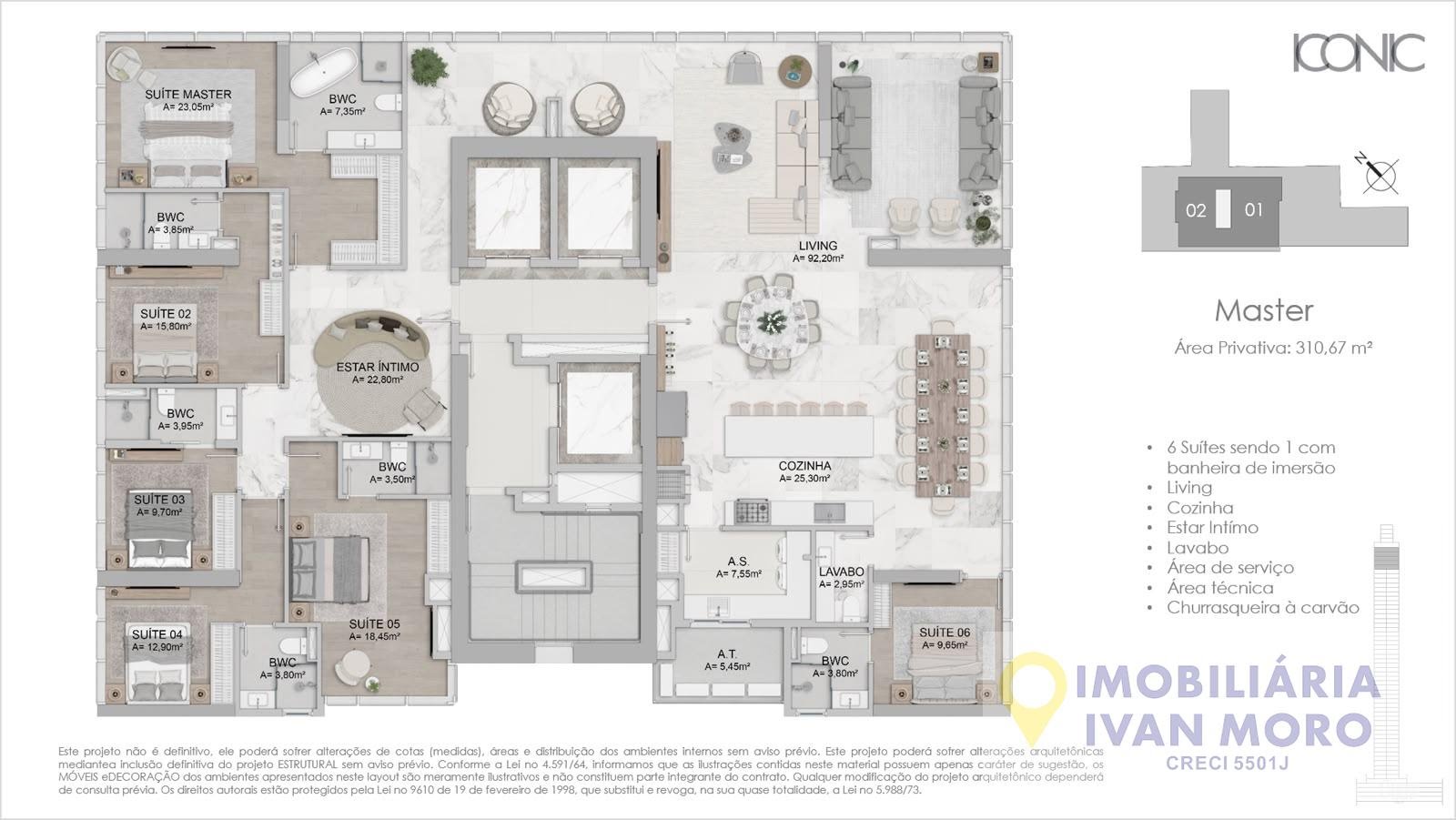 Apartamento à venda com 4 quartos, 4 suítes, 3 vagas e 268m² no Pioneiros, Balneário Camboriú (SC) — foto 28 de 30