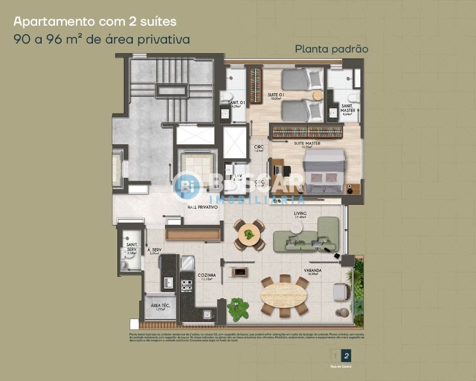 Apartamento à venda com 2 quartos, 2 suítes e 2 vagas no Horto Florestal, Salvador (BA) — foto 11 de 26