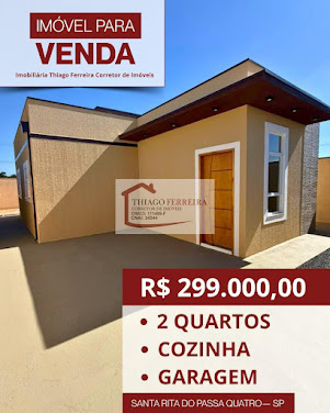 Casa em Recanto dos Pássaros  -  Santa Rita do Passa Quatro