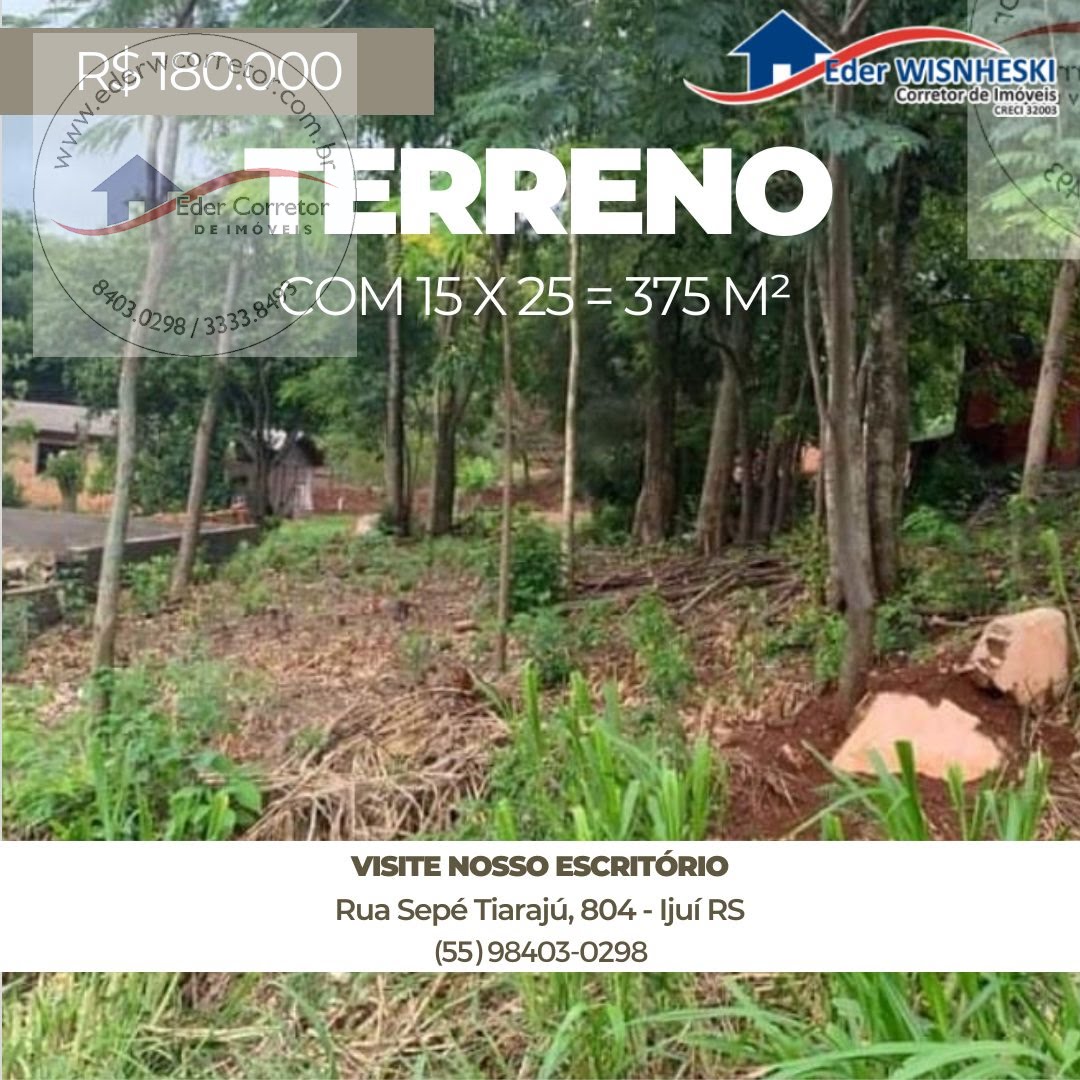 Terreno à venda com 375m² de terreno no Tiarajú ( Terreno), Ijuí (RS) — foto 9 de 10