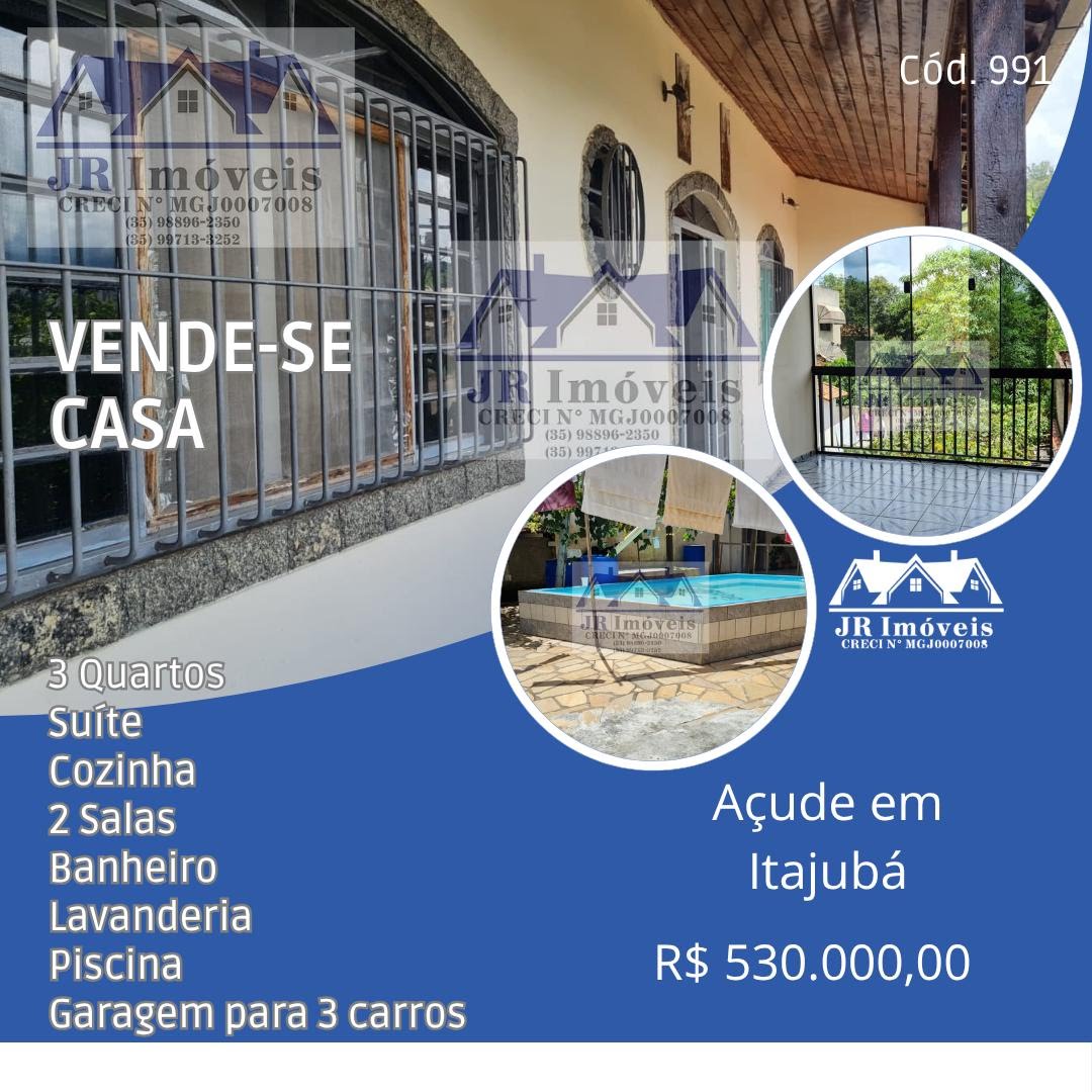 Casa à venda com 3 quartos, 1 suíte, 3 vagas e 264m² no Açude, Itajubá (MG) — foto 2 de 30