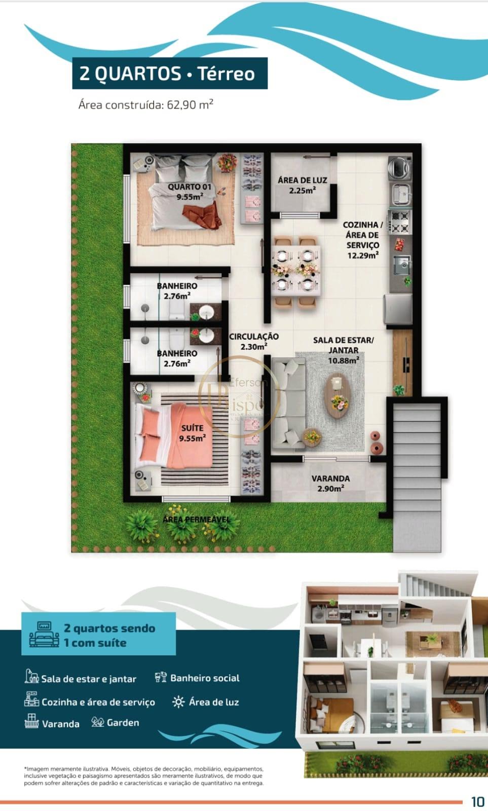 Apartamento à venda com 3 quartos, 1 suíte, 1 vaga e 90m² no Praia de Taperapuã, Porto Seguro (BA) — foto 6 de 7