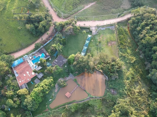 Vista aérea da chácara