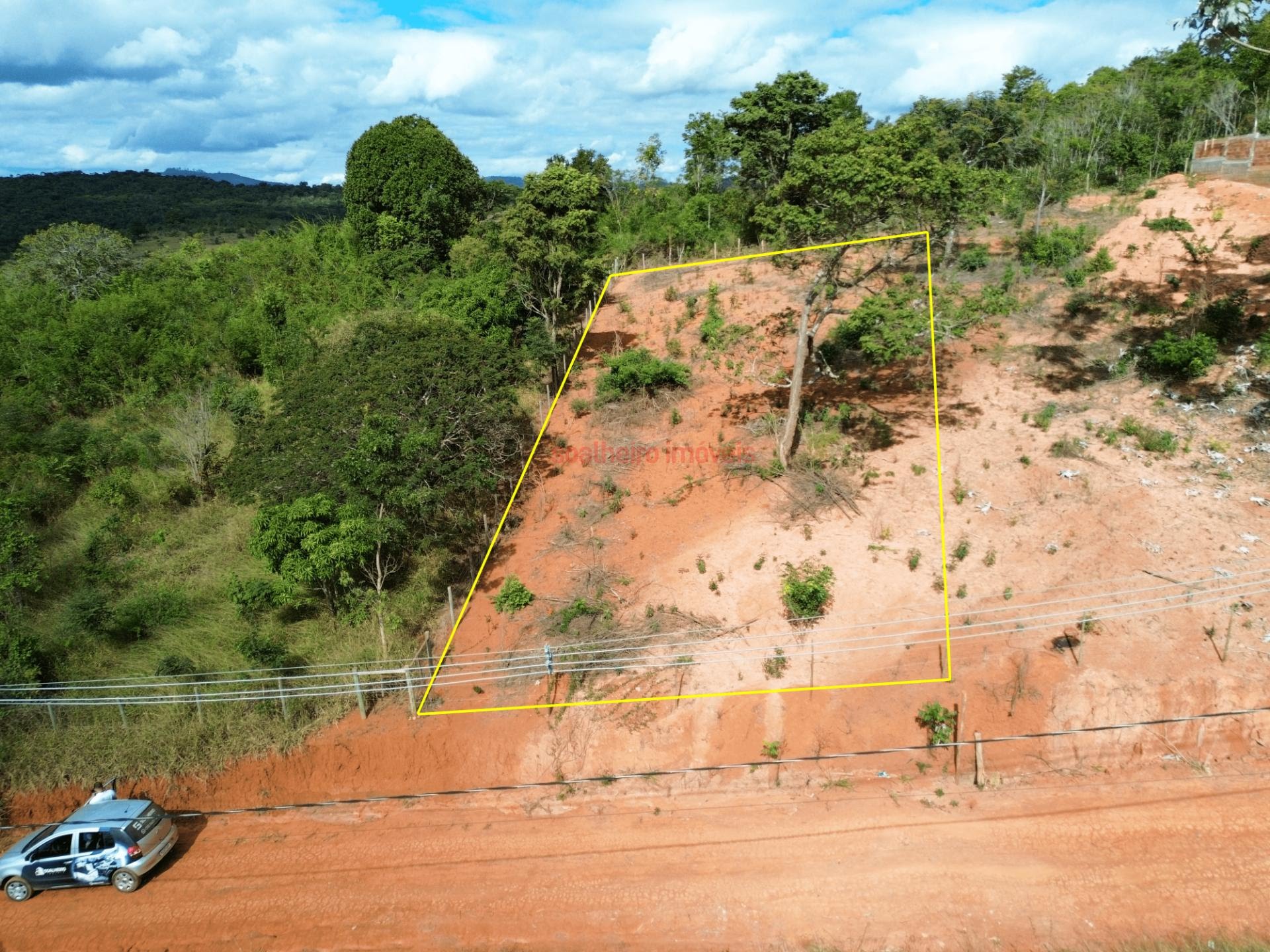 Topografia da chácara