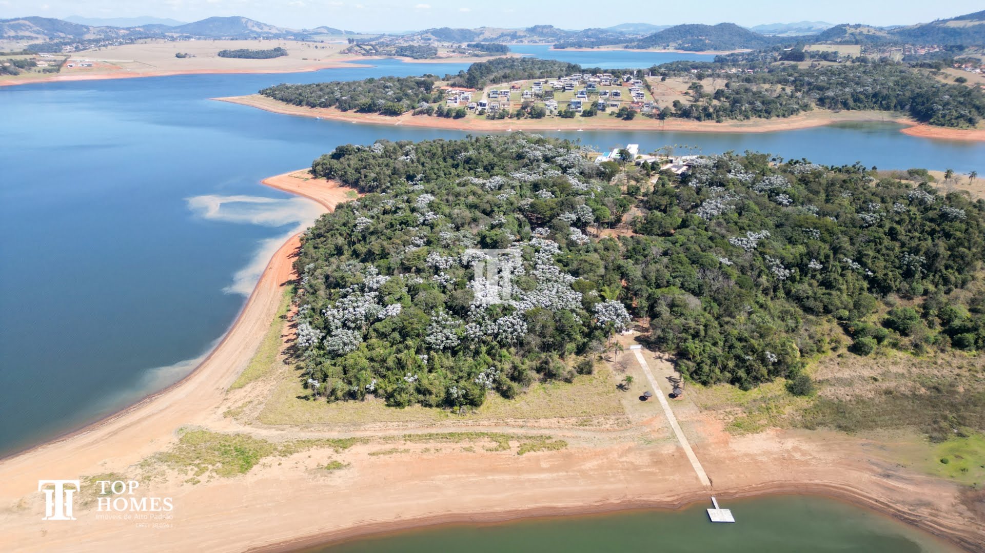 Sítio, chácara, rural à venda de frente com a represa em Joanópolis, Bragança Pta, Piracaia, Represa do Rio Jaguarí
