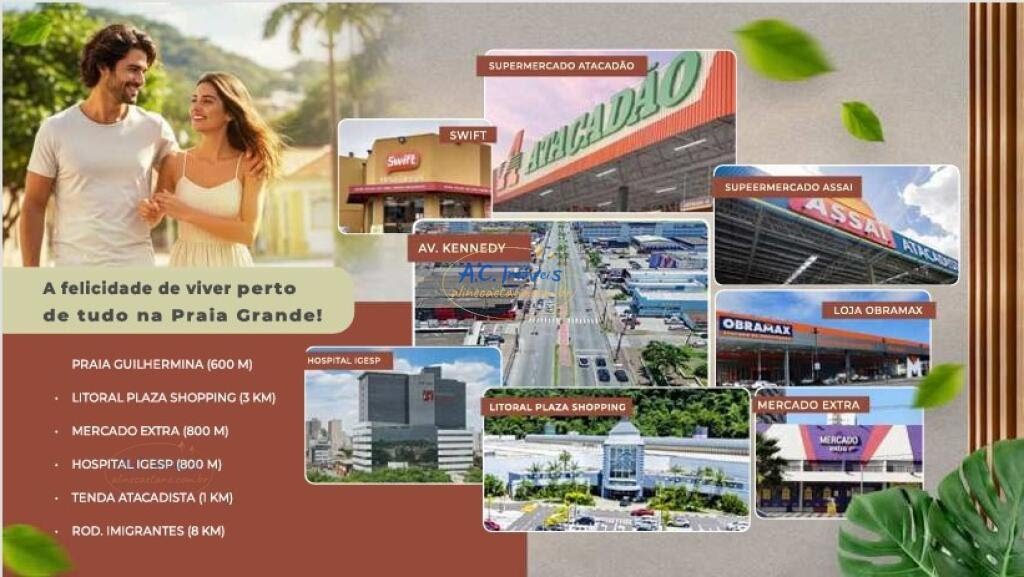 Apartamento à venda com 2 quartos, 1 suíte, 1 vaga e 66m² no Guilhermina, Praia Grande (SP) — foto 7 de 14