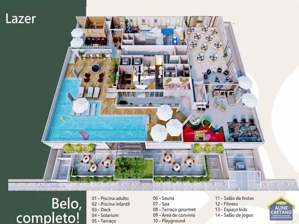 Apartamento à venda com 2 quartos, 1 suíte, 1 vaga e 74m² no Canto do Forte, Praia Grande (SP) — foto 7 de 18
