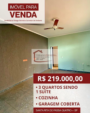 Casa em Bairro Jardim  -  Santa Rita do Passa Quatro