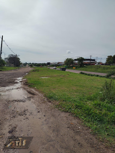 Vista para a R. Herni Ivo Zart e o Trevo de acesso à BR