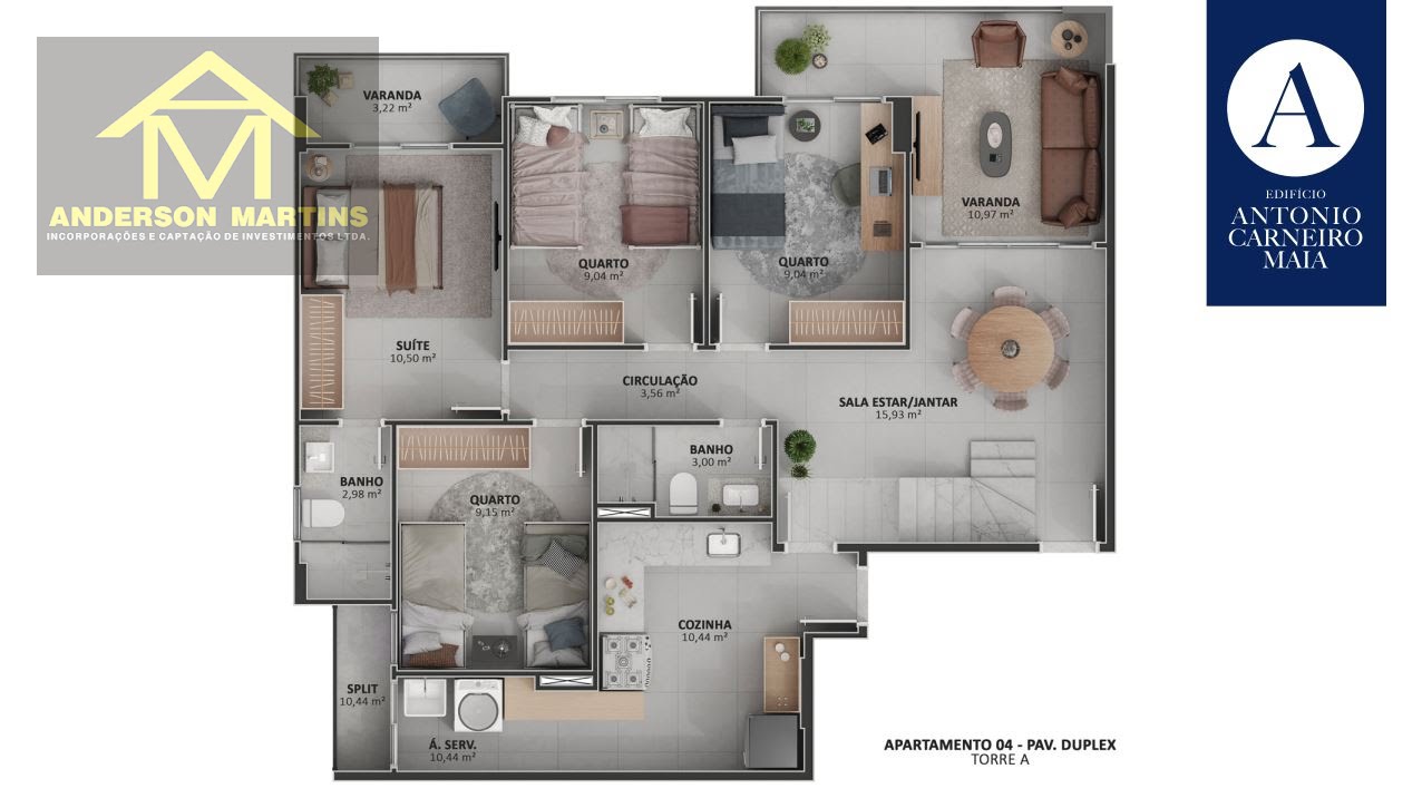 Apartamento à venda com 4 quartos, 4 banheiros, 2 vagas e 101m² no Praia da Costa, Vila Velha (ES) — foto 16 de 20