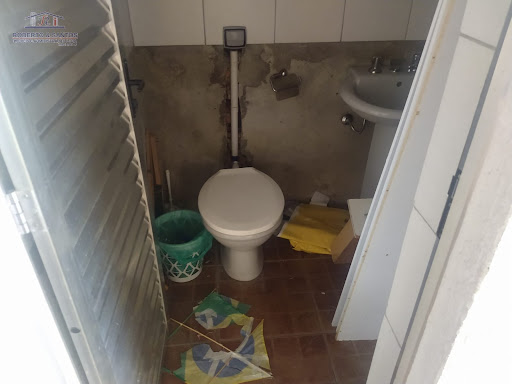 Banheiro na garagem