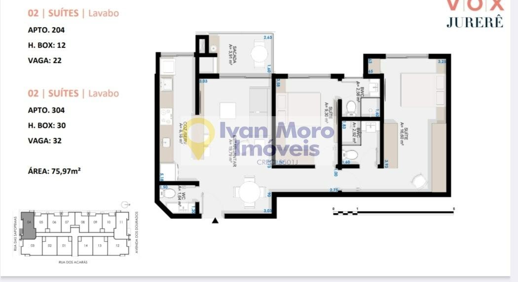 Apartamento à venda com 1 quarto, 1 banheiro, 1 vaga e 50m² no Jurerê Internacional, Florianópolis (SC) — foto 5 de 8