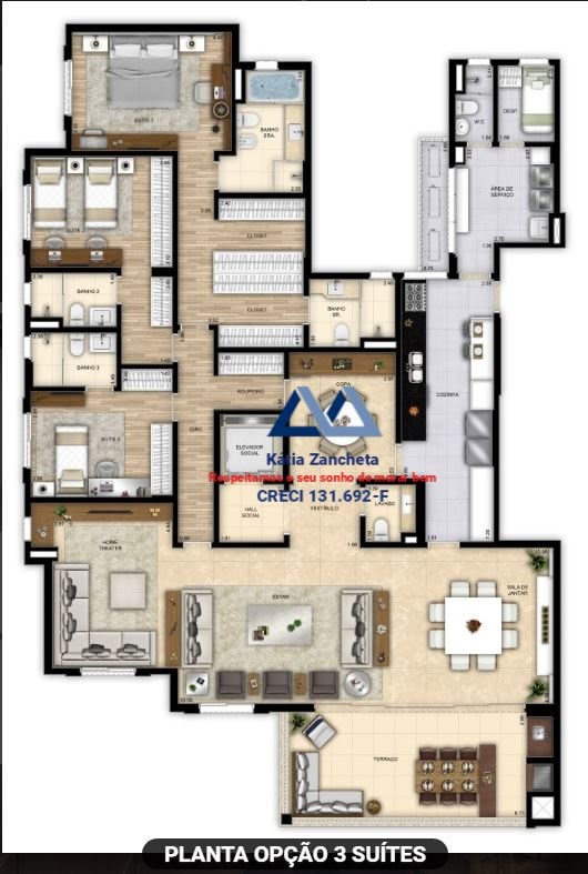 Apartamento à venda com 4 quartos, 4 suítes, 6 vagas e 454m² no Vila Mariana, São Paulo (SP) — foto 12 de 28