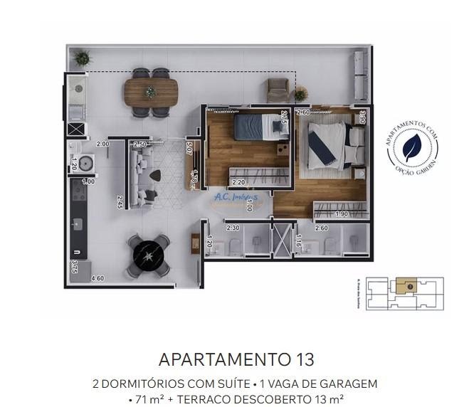 Apartamento à venda com 2 quartos, 1 suíte, 1 vaga e 72m² no Guilhermina, Praia Grande (SP) — foto 24 de 26