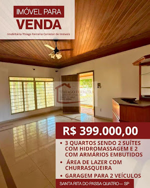 Casa em Centro  -  Santa Rita do Passa Quatro