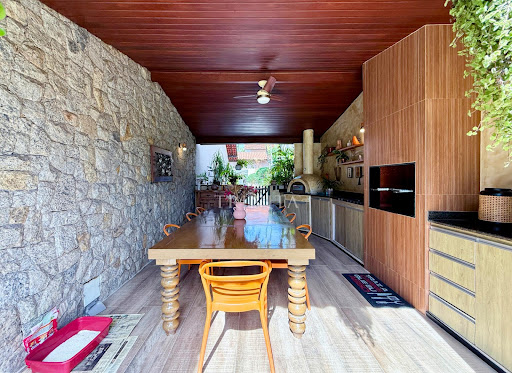 Área gourmet da casa no Santa Marina