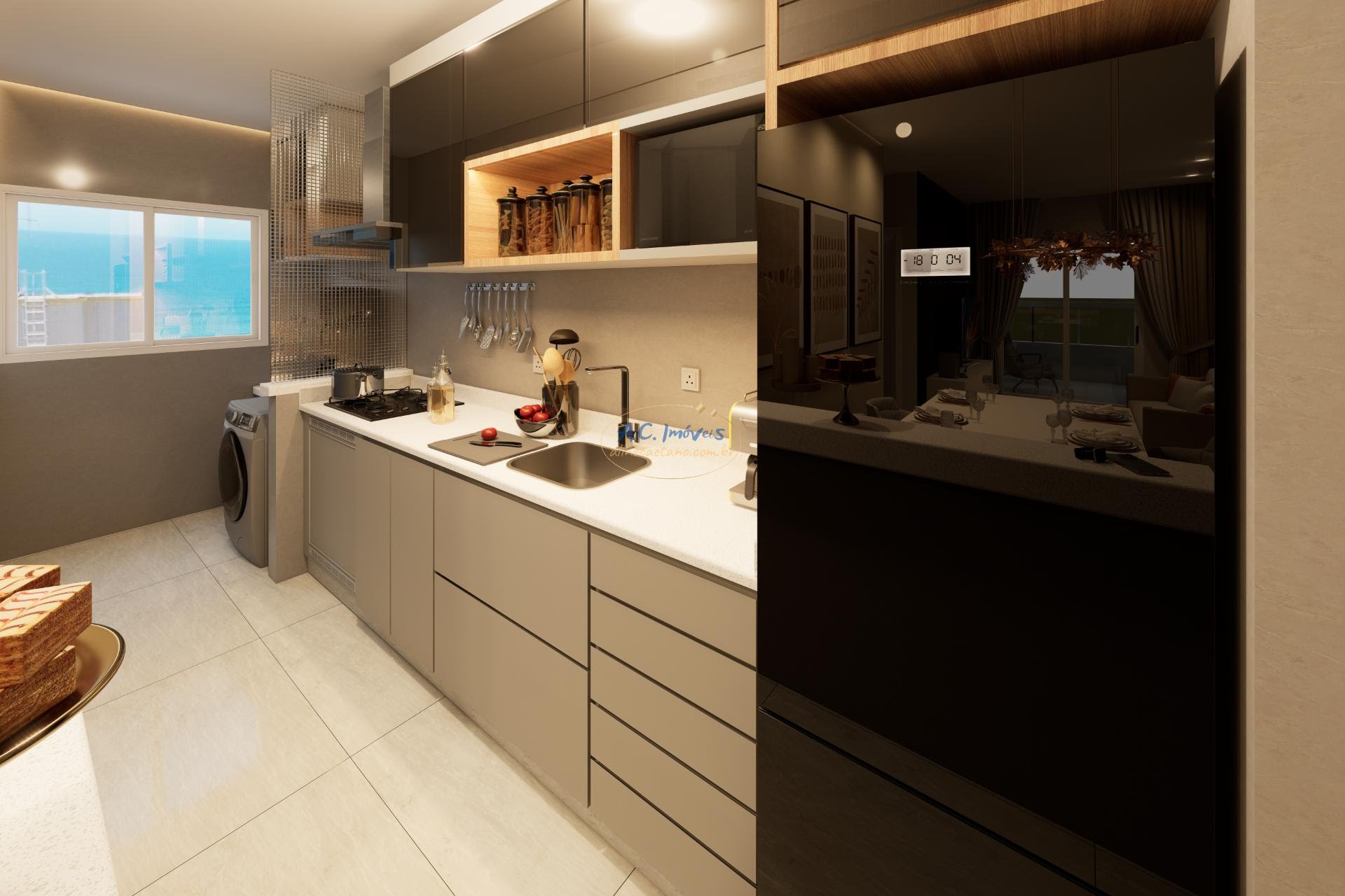 Apartamento à venda com 2 quartos, 1 banheiro, 1 vaga e 56m² no Real, Praia Grande (SP) — foto 4 de 16