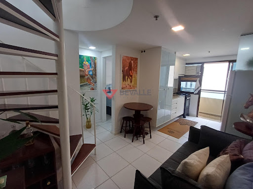 Cobertura duplex à venda em Botafogo: 75m², 1 quarto 