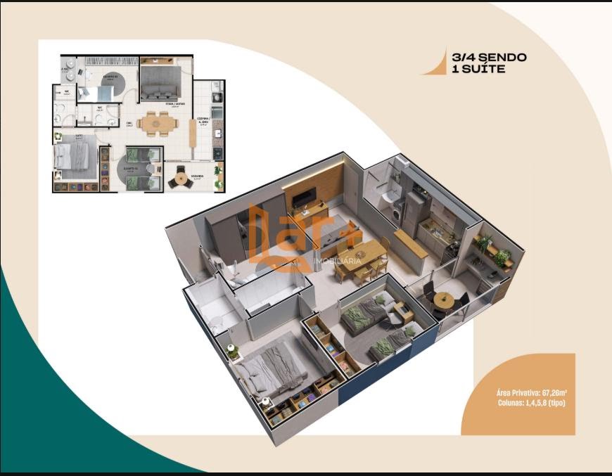 Apartamento à venda com 2 quartos, 1 suíte, 1 vaga e 81m² no Jabotiana, Aracaju (SE) — foto 22 de 26