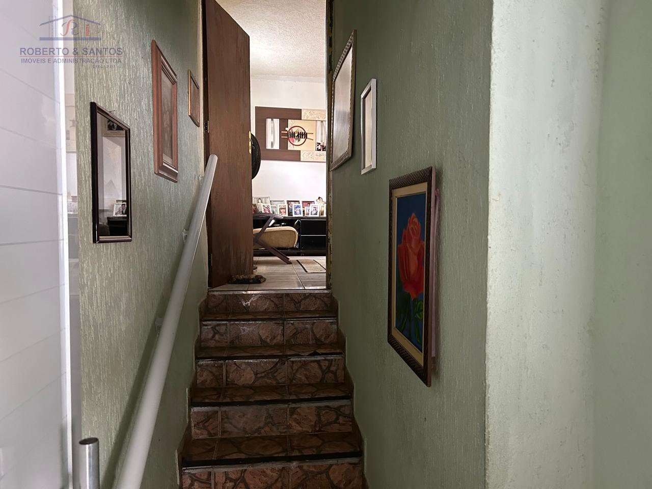 Escadas para a sala