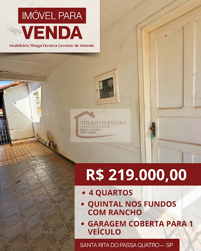 Casa em Centro  -  Santa Rita do Passa Quatro