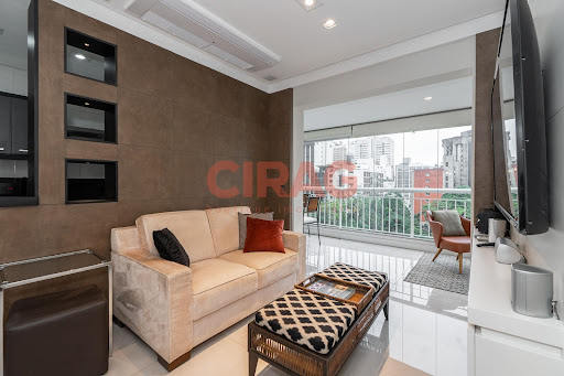 Apartamento de 1 dormitório totalmente decorado e mobiliado.