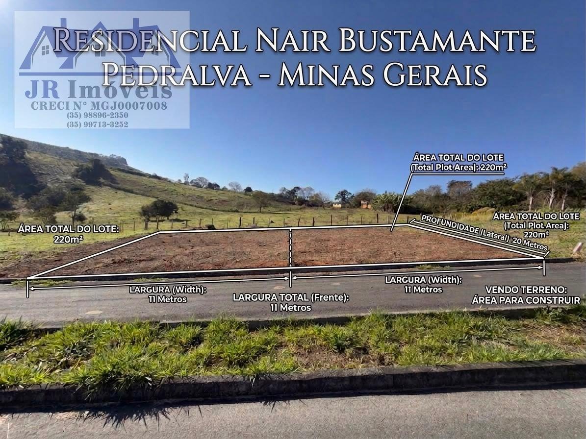 Terreno à venda com 220m² de terreno no Bairro Bica, Pedralva (MG) — foto 3 de 8