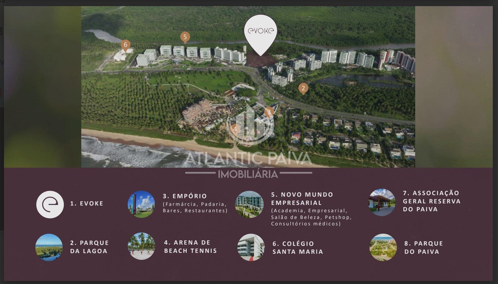 Localização Evoke Lançamento - Reserva do Paiva