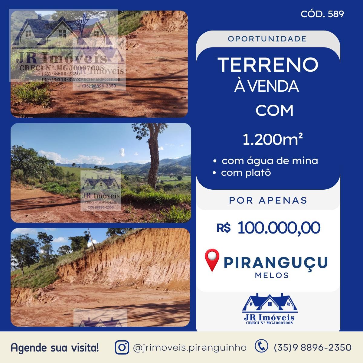 Terreno à venda com 1200m² de terreno no Melos, Piranguçu — foto principal
