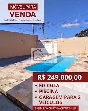 Casa em Jequitibá Rosa  -  Santa Rita do Passa Quatro