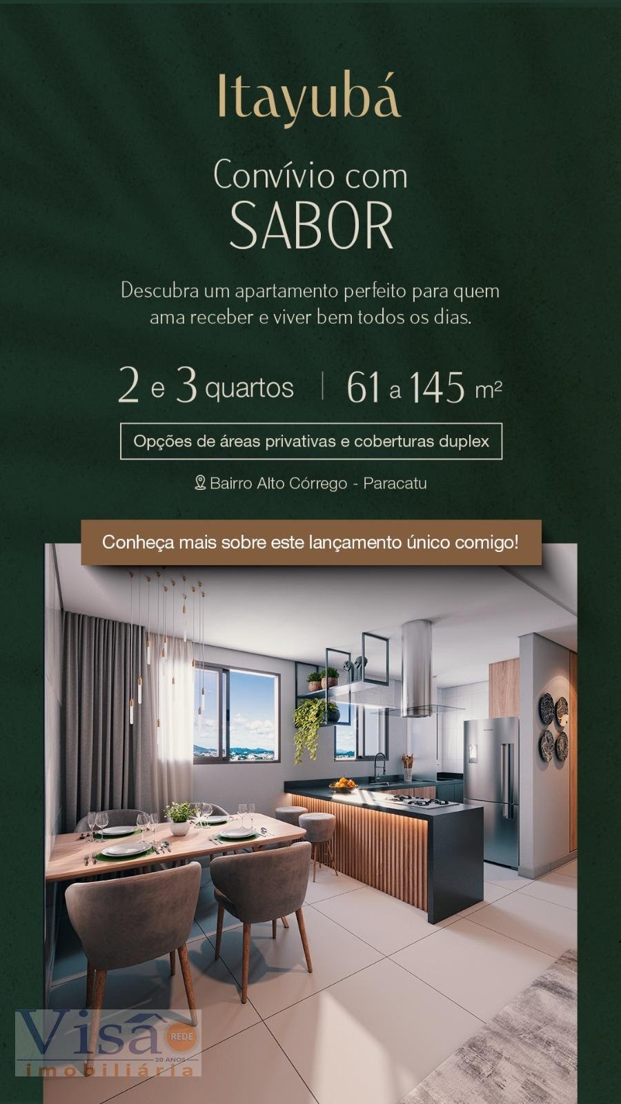 Apartamento à venda com 1 quarto, 1 banheiro, 1 vaga e 62m² no Alto Corrego, Paracatu — foto principal