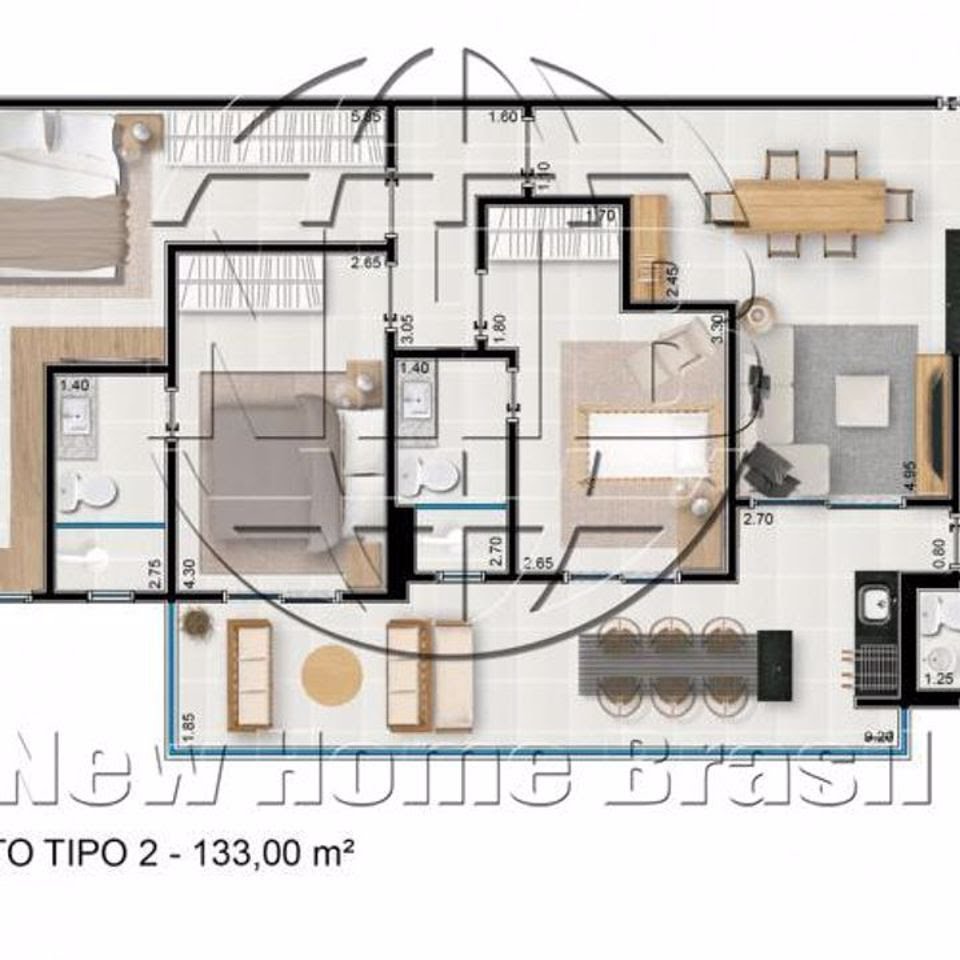 Apartamento à venda com 3 quartos, 3 suítes, 2 vagas e 133m² no Nova Aliança, Ribeirão Preto (SP) — foto 15 de 16