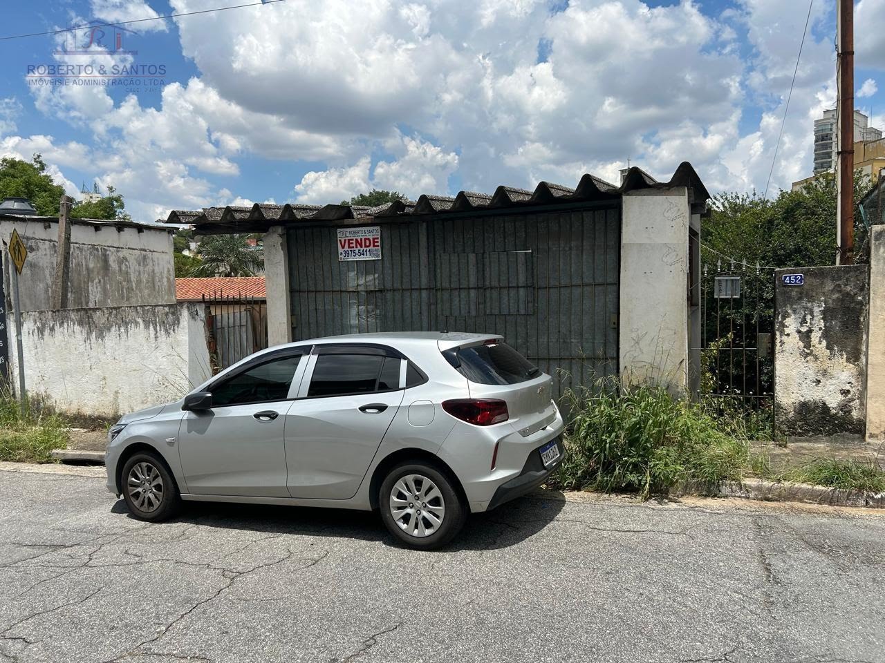 Frente do terreno