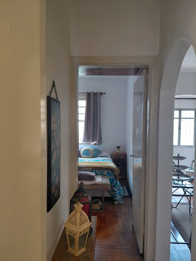 Vista para dormitório e sala