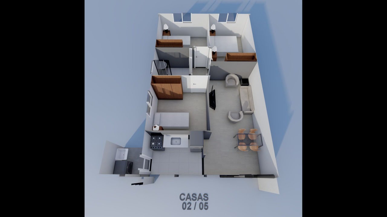 Casa à venda com 3 quartos, 1 banheiro, 2 vagas e 54m² no Chácaras Granja Pousada Del Rey, Santa Luzia (MG) — foto 7 de 10