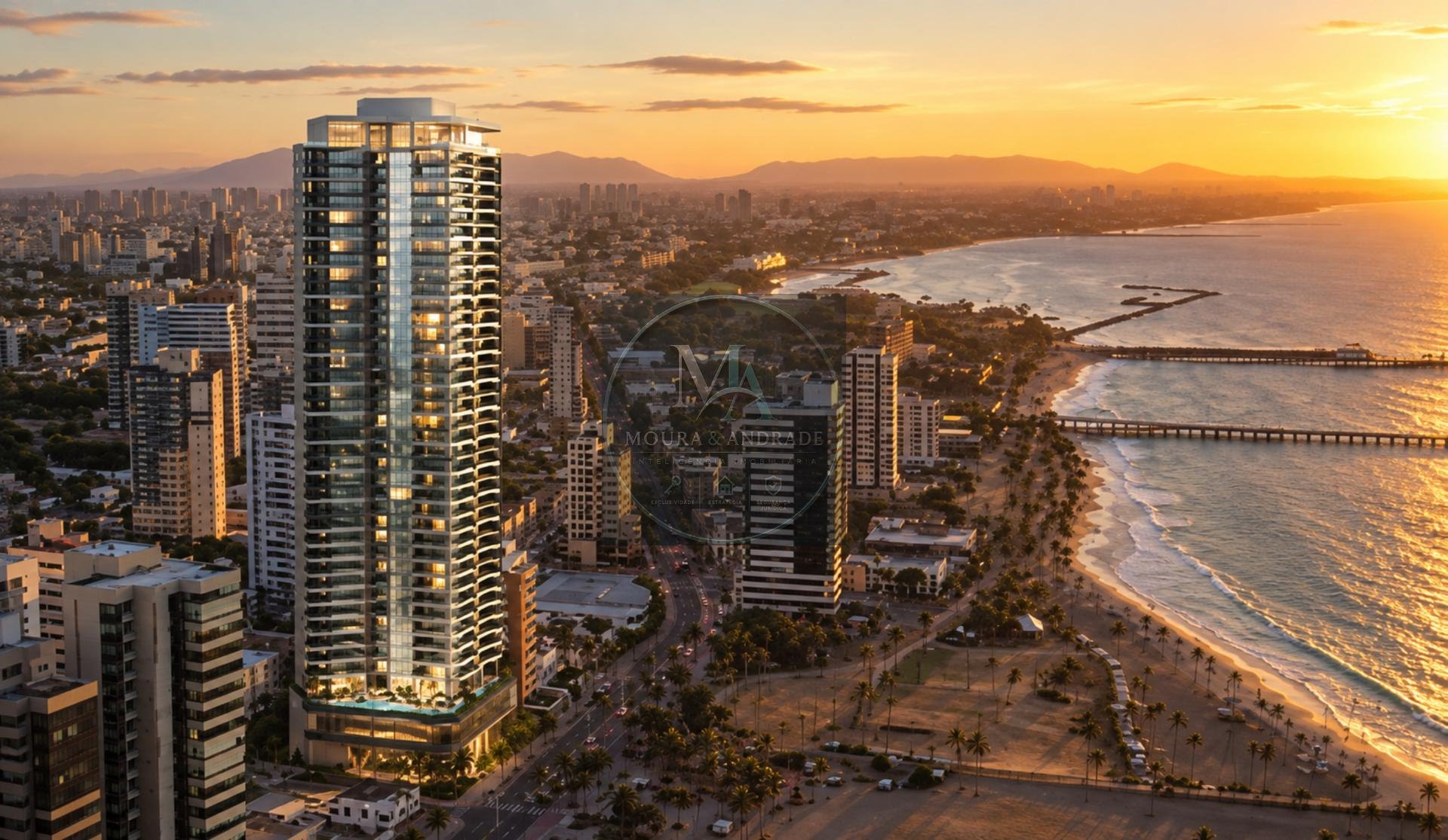 Apartamento à venda com 4 quartos, 5 banheiros, 3 vagas e 195m² no Praia de Iracema, Fortaleza — foto principal