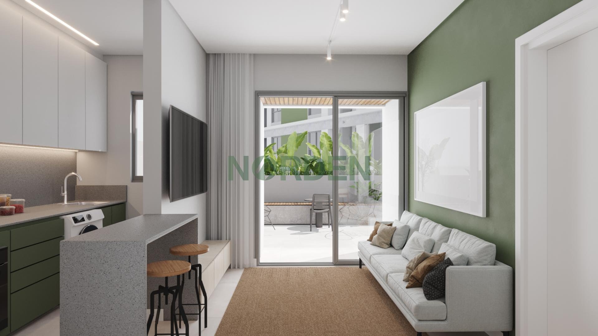 Apartamento Garden de 80.69 m² com 2 quartos no Level Up, Cachoeira do Bom Jesus Leste