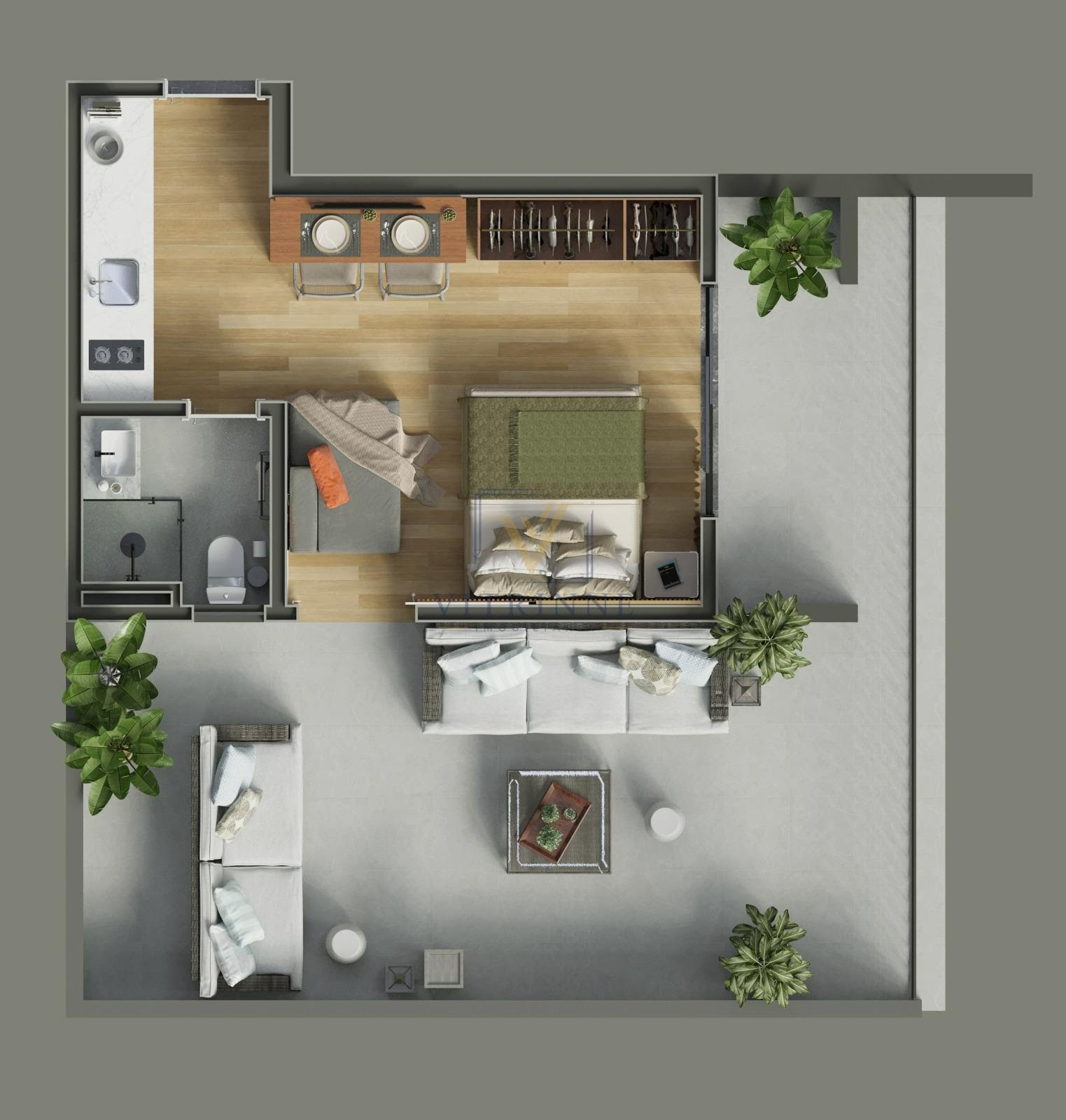 Apartamento à venda com 1 quarto, 1 banheiro e 20m² no Cristo Rei, Curitiba (PR) — foto 7 de 12