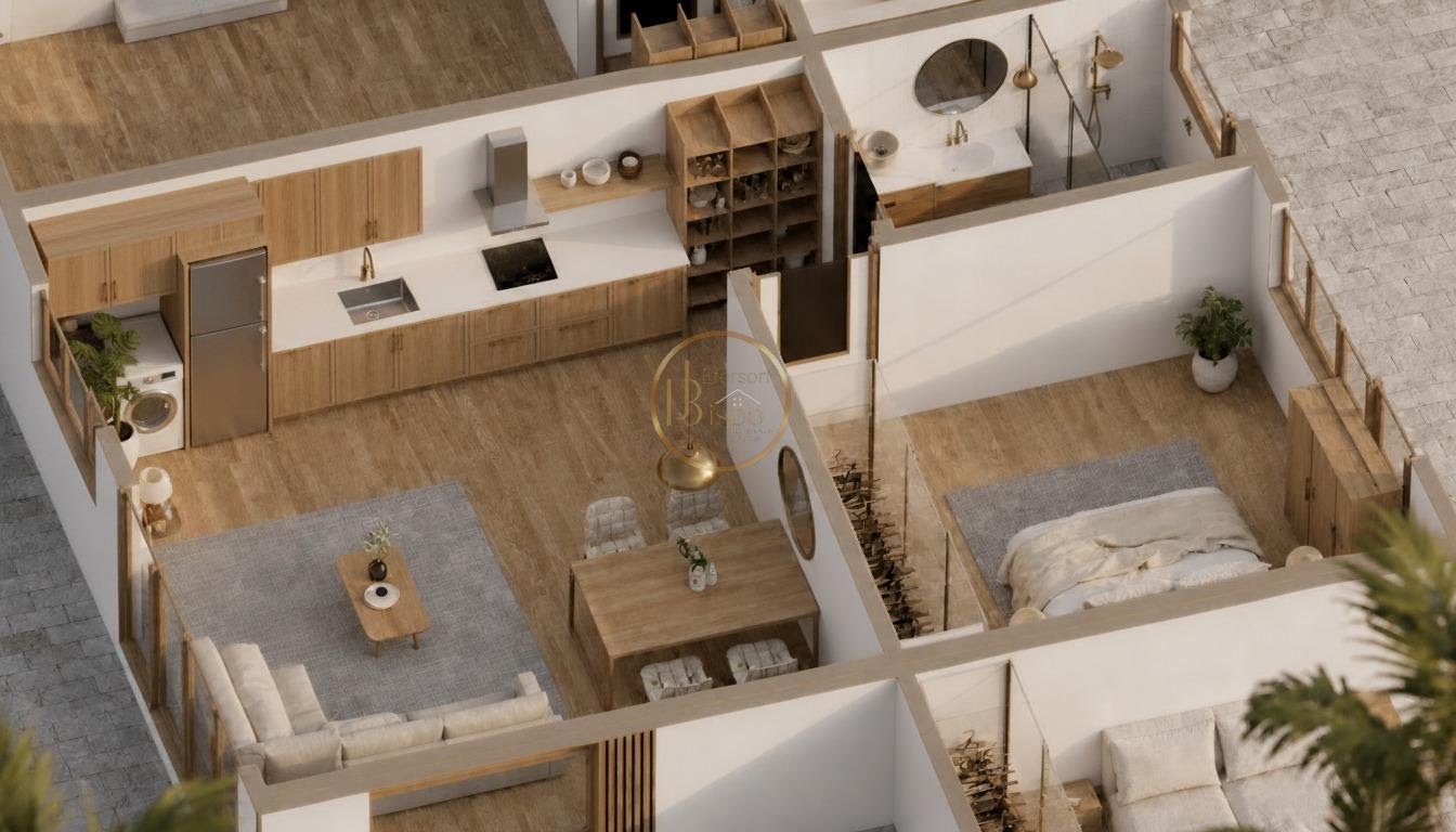 Apartamento à venda com 1 quarto, 1 banheiro, 1 vaga e 50m² no Parque Ecologico, Porto Seguro (BA) — foto 19 de 22