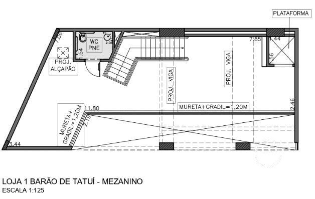 Planta 02 - 227 02m² - pavimento superior