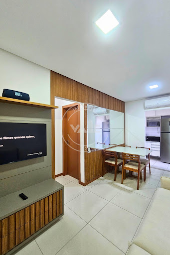 Apartamento todo montado e climatizado distante poucos passos da Praia de Itaparica