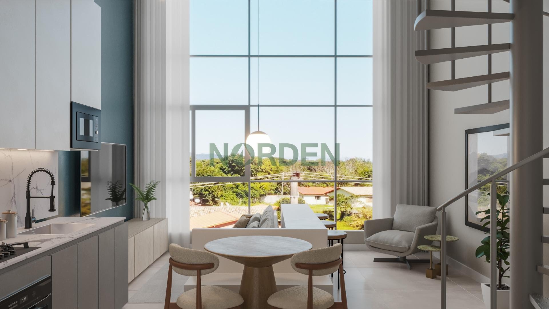 Apartamento Loft de 50.13 m² com 1 quarto no Level Up, Cachoeira do Bom Jesus Leste