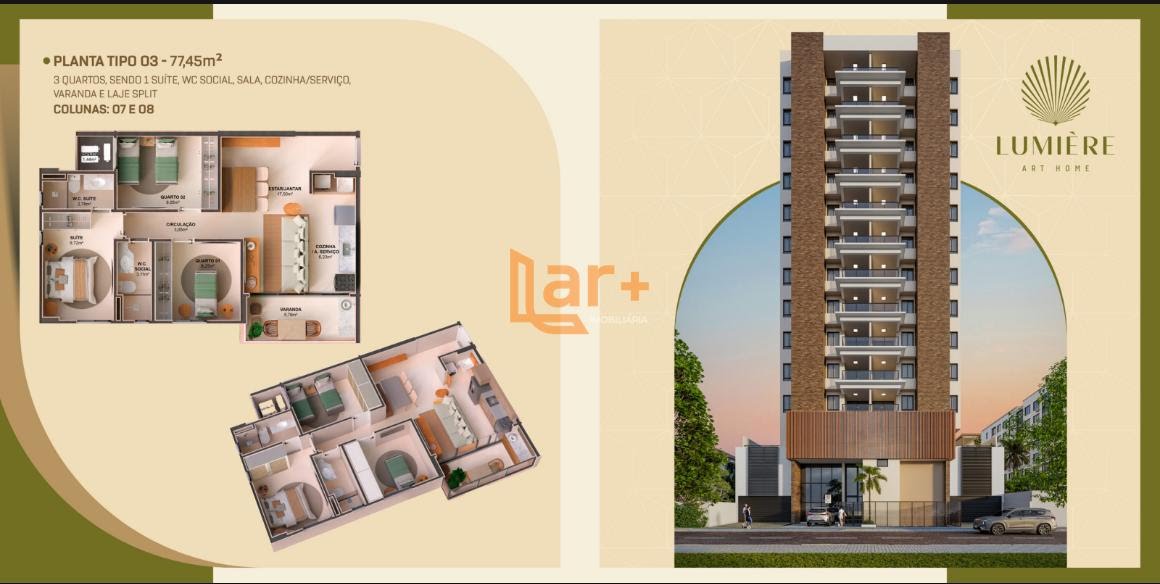 Apartamento à venda com 3 quartos, 1 suíte, 1 vaga e 87m² no Coroa do Meio, Aracaju (SE) — foto 19 de 20