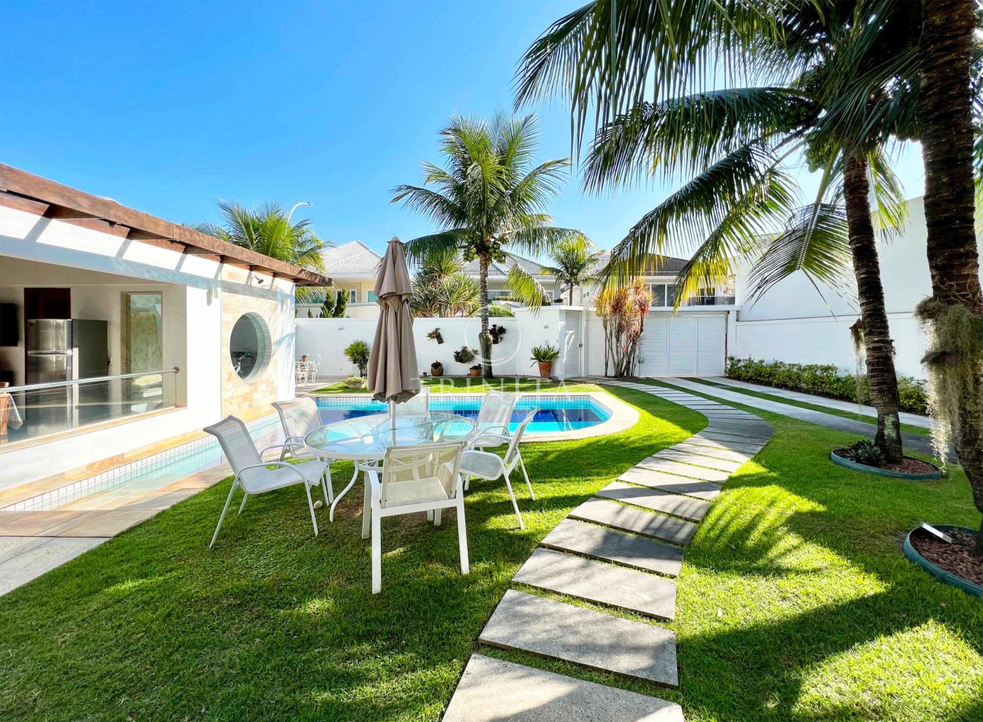 Área de lazer da casa à venda no Quintas do Rio