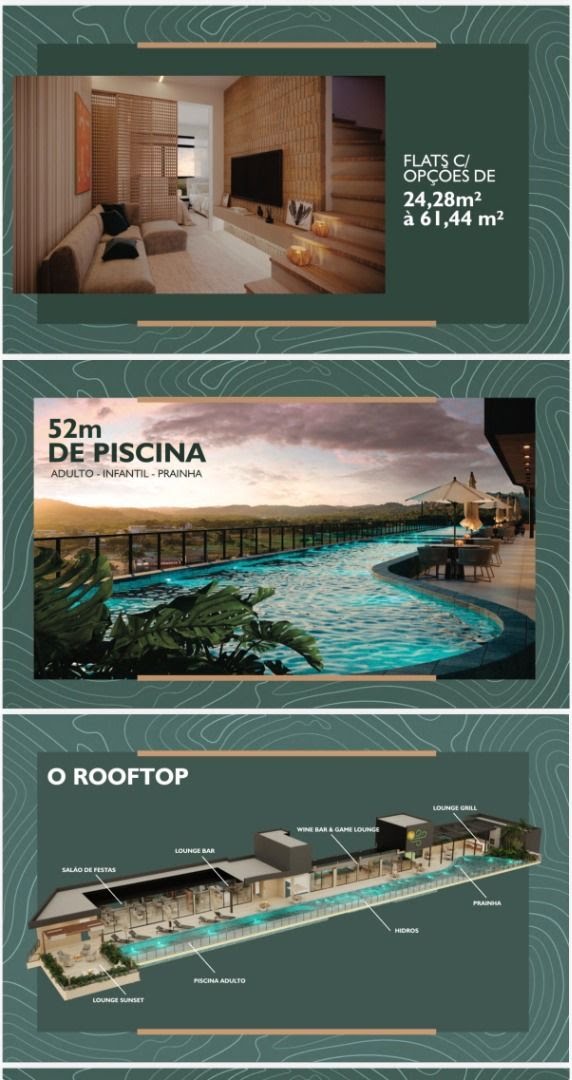 Apartamento à venda com 1 quarto, 1 suíte e 24m² no Carneiros, Tamandaré (PE) — foto 9 de 9