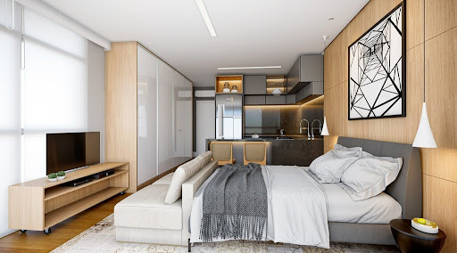 Dormitorio - studio 30m2