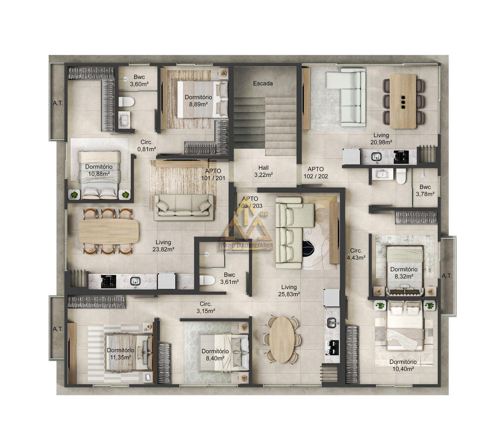 Apartamento à venda com 2 quartos, 1 suíte, 1 vaga e 54m² no Gravatá, Penha (SC) — foto 12 de 12