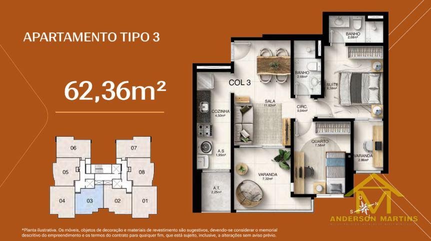 Apartamento à venda com 2 quartos, 2 banheiros, 1 vaga e 62m² no Jockey de Itaparica, Vila Velha (ES) — foto 10 de 20