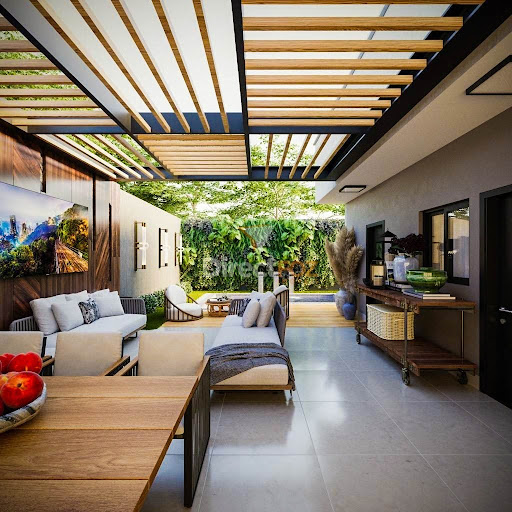 Casa térrea em construção com acabamento de alto padrão no condomínio Safira